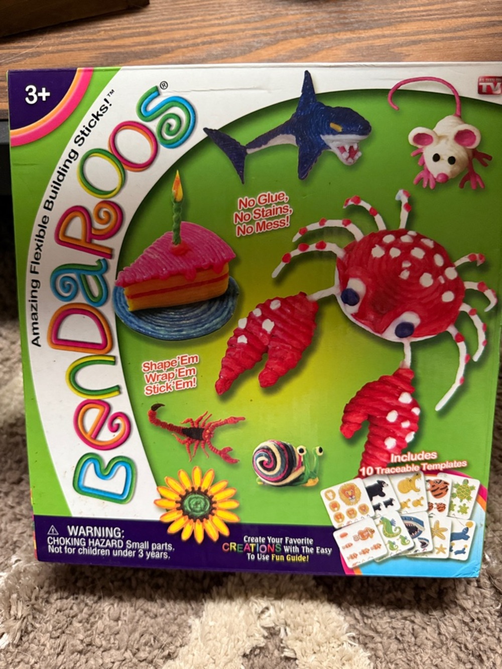 Bendaroos Flexible Building Sticks Craft Kit - Bright Multicolor